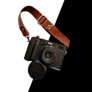 بند مچی دوربین چرمی مناسب برای عکاسی پرتره، عکاسی فضای شهری و عکاسی تبلیغاتی